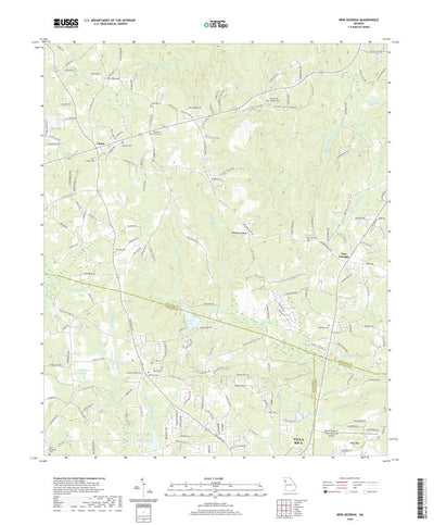 United States Geological Survey New Georgia, GA (2020, 24000-Scale) digital map