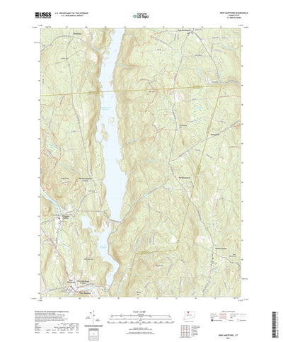United States Geological Survey New Hartford, CT (2021, 24000-Scale) digital map