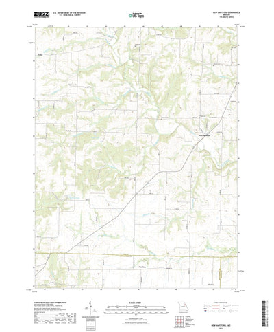 United States Geological Survey New Hartford, MO (2021, 24000-Scale) digital map