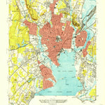United States Geological Survey New Haven, CT (1943, 31680-Scale) digital map