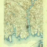 United States Geological Survey New London, CT-NY (1893, 62500-Scale) digital map