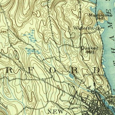 United States Geological Survey New London, CT-NY (1893, 62500-Scale) digital map