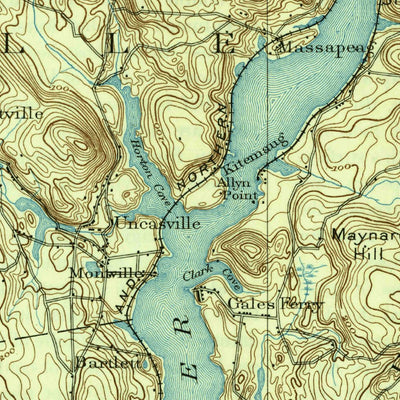 United States Geological Survey New London, CT-NY (1893, 62500-Scale) digital map