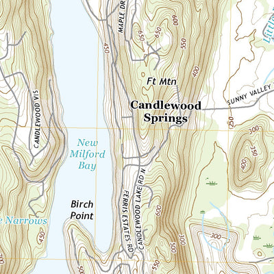 United States Geological Survey New Milford, CT (2021, 24000-Scale) digital map