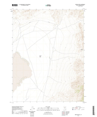 United States Geological Survey New Pass Well, NV (2021, 24000-Scale) digital map