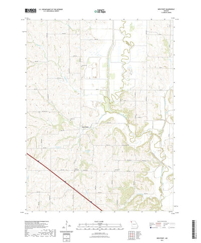 United States Geological Survey New Point, MO (2021, 24000-Scale) digital map