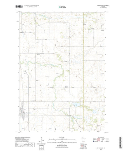 United States Geological Survey New Richland, MN (2022, 24000-Scale) digital map