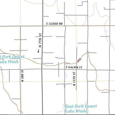 United States Geological Survey New River SE, AZ (2021, 24000-Scale) digital map