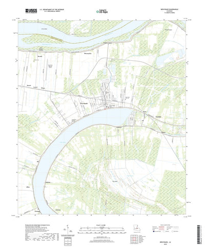 United States Geological Survey New Roads, LA (2020, 24000-Scale) digital map