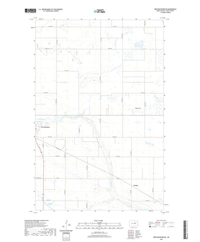 United States Geological Survey New Rockford NE, ND (2020, 24000-Scale) digital map