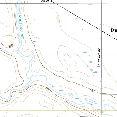 United States Geological Survey New Rockford NE, ND (2020, 24000-Scale) digital map