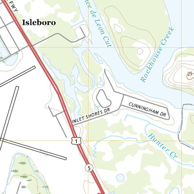 United States Geological Survey New Smyrna Beach, FL (2021, 24000-Scale) digital map