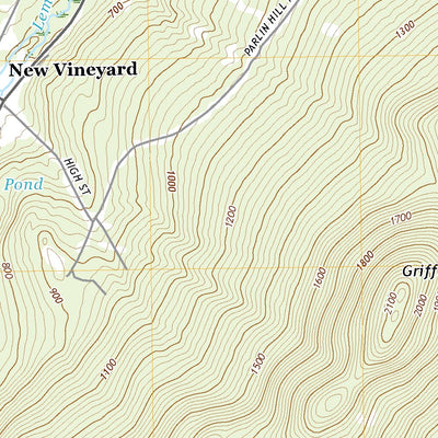 United States Geological Survey New Vineyard, ME (2021, 24000-Scale) digital map