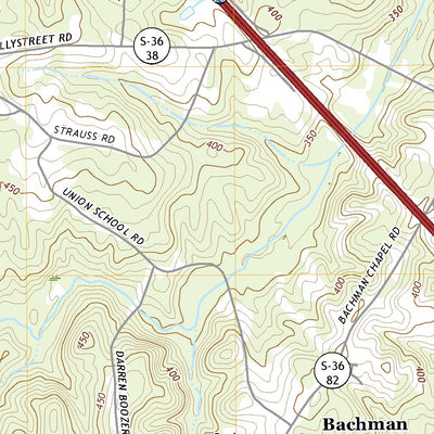 United States Geological Survey Newberry East, SC (2020, 24000-Scale) digital map