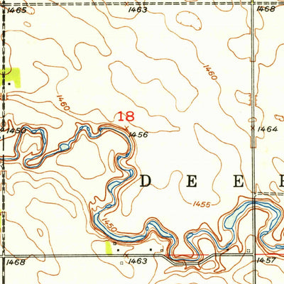 United States Geological Survey Newburg SW, ND (1949, 24000-Scale) digital map