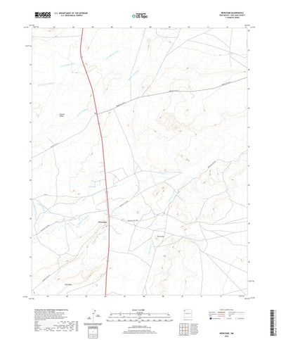 United States Geological Survey Newcomb, NM (2020, 24000-Scale) digital map
