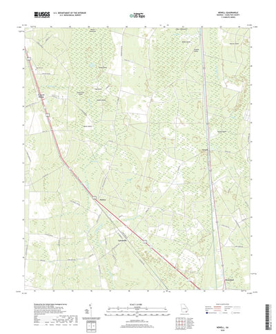 United States Geological Survey Newell, GA (2020, 24000-Scale) digital map