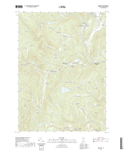 United States Geological Survey Newfane, VT (2021, 24000-Scale) digital map