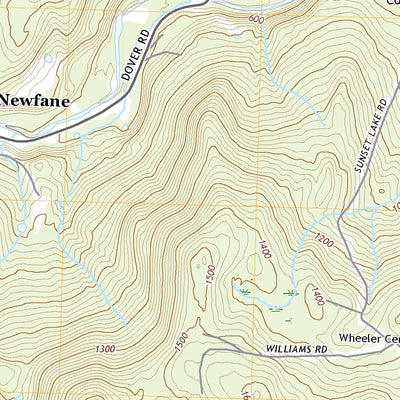 United States Geological Survey Newfane, VT (2021, 24000-Scale) digital map