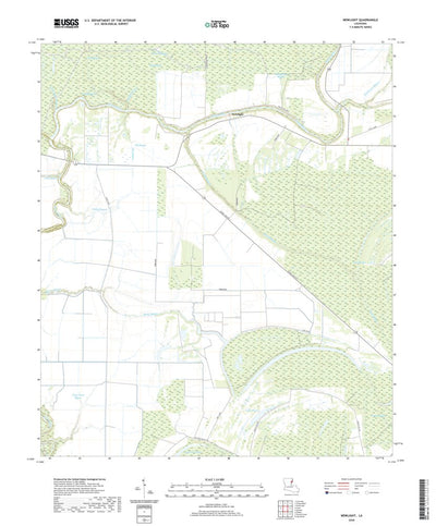 United States Geological Survey Newlight, LA (2020, 24000-Scale) digital map
