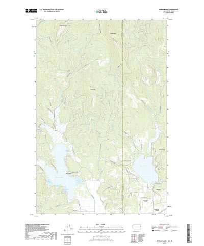 United States Geological Survey Newman Lake, WA (2020, 24000-Scale) digital map