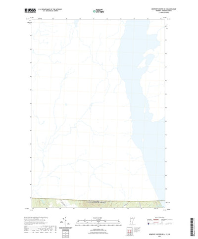 United States Geological Survey Newport Center OE N, VT (2021, 24000-Scale) digital map