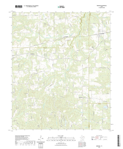 United States Geological Survey Newsome, TX (2022, 24000-Scale) digital map