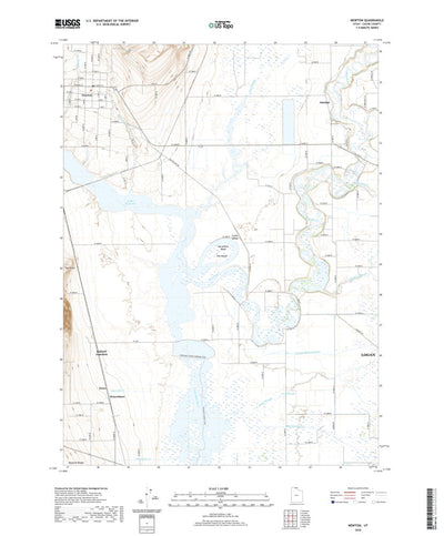 United States Geological Survey Newton, UT (2020, 24000-Scale) digital map