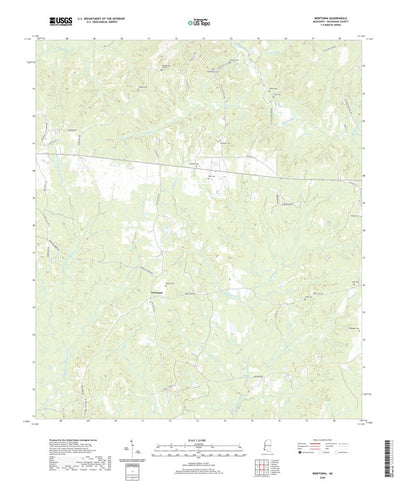 United States Geological Survey Newtonia, MS (2020, 24000-Scale) digital map