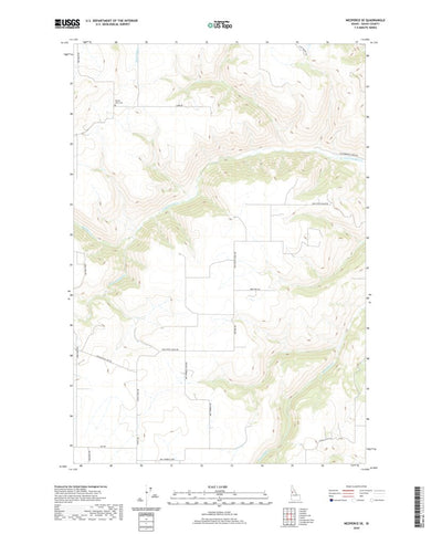 United States Geological Survey Nezperce SE, ID (2020, 24000-Scale) digital map