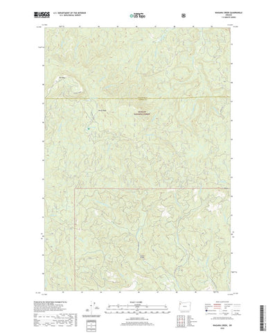 United States Geological Survey Niagara Creek, OR (2020, 24000-Scale) digital map