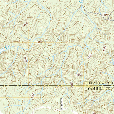 United States Geological Survey Niagara Creek, OR (2020, 24000-Scale) digital map