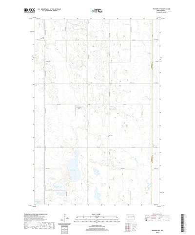 United States Geological Survey Niagara SW, ND (2020, 24000-Scale) digital map