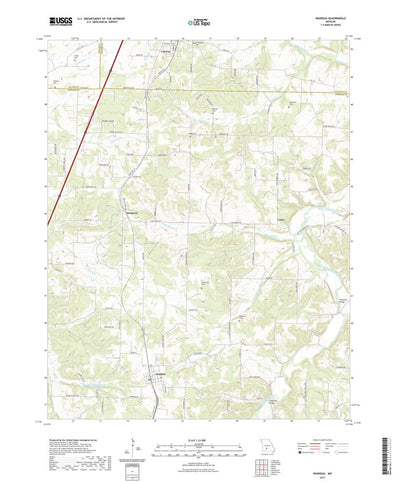 United States Geological Survey Niangua, MO (2021, 24000-Scale) digital map