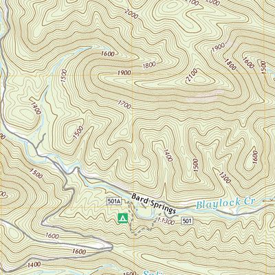 United States Geological Survey Nichols Mountain, AR (2020, 24000-Scale) digital map