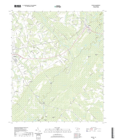 United States Geological Survey Nichols, SC (2020, 24000-Scale) digital map