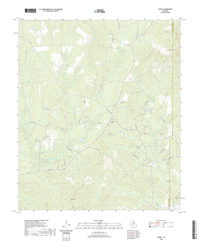 United States Geological Survey Nickel, LA (2020, 24000-Scale) digital map