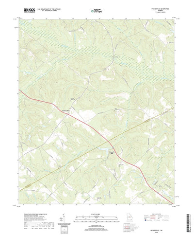 United States Geological Survey Nicklesville, GA (2020, 24000-Scale) digital map