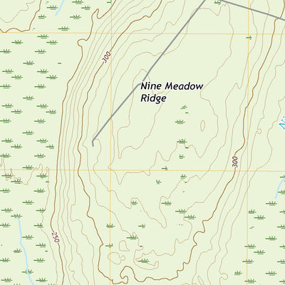 United States Geological Survey Nine Meadow Ridge, ME (2021, 24000-Scale) digital map