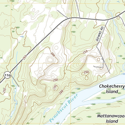 United States Geological Survey Nine Meadow Ridge, ME (2021, 24000-Scale) digital map