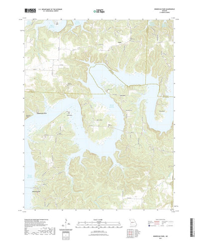 United States Geological Survey Ninnescah Park, MO (2021, 24000-Scale) digital map