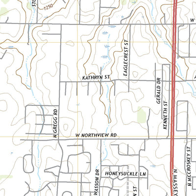 United States Geological Survey Nixa, MO (2021, 24000-Scale) digital map