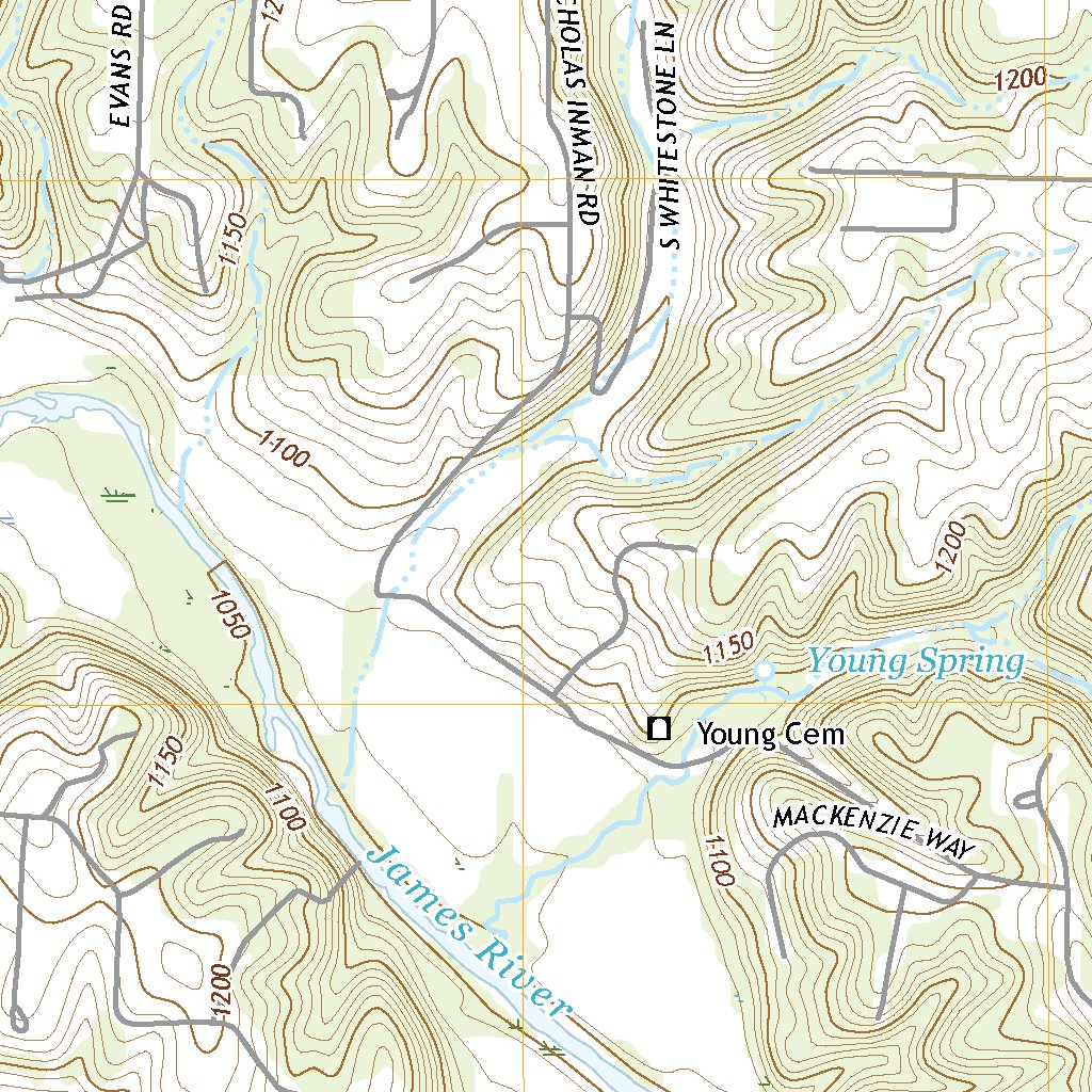 Nixa, MO (2021, 24000-Scale) Map by United States Geological