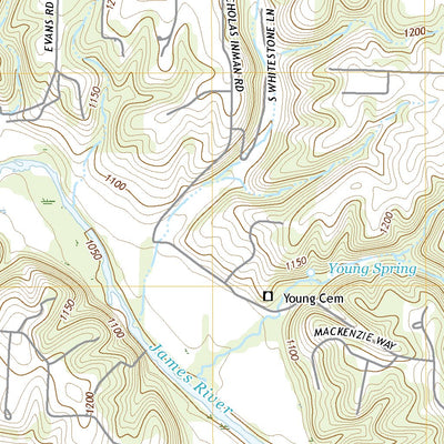 United States Geological Survey Nixa, MO (2021, 24000-Scale) digital map