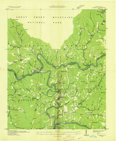 United States Geological Survey Noland Creek, NC (1936, 24000-Scale) digital map