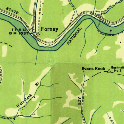 United States Geological Survey Noland Creek, NC (1936, 24000-Scale) digital map