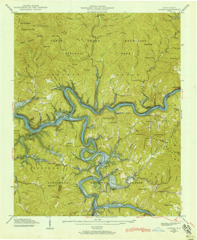 United States Geological Survey Noland Creek, NC (1940, 24000-Scale) digital map