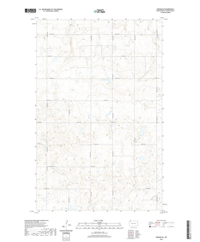 United States Geological Survey Noonan SE, ND (2020, 24000-Scale) digital map