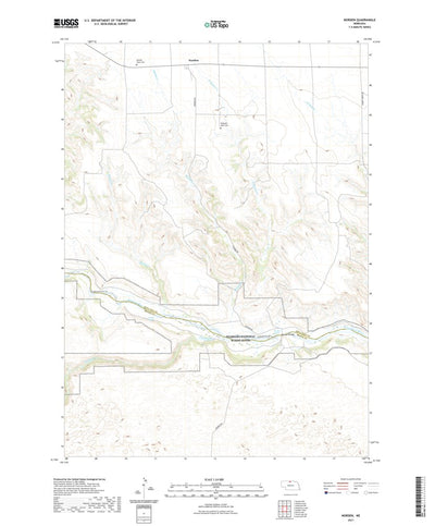 United States Geological Survey Norden, NE (2021, 24000-Scale) digital map