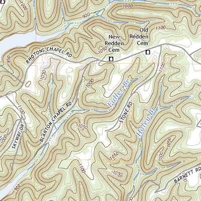 United States Geological Survey Normandy Lake, TN (2022, 24000-Scale) digital map